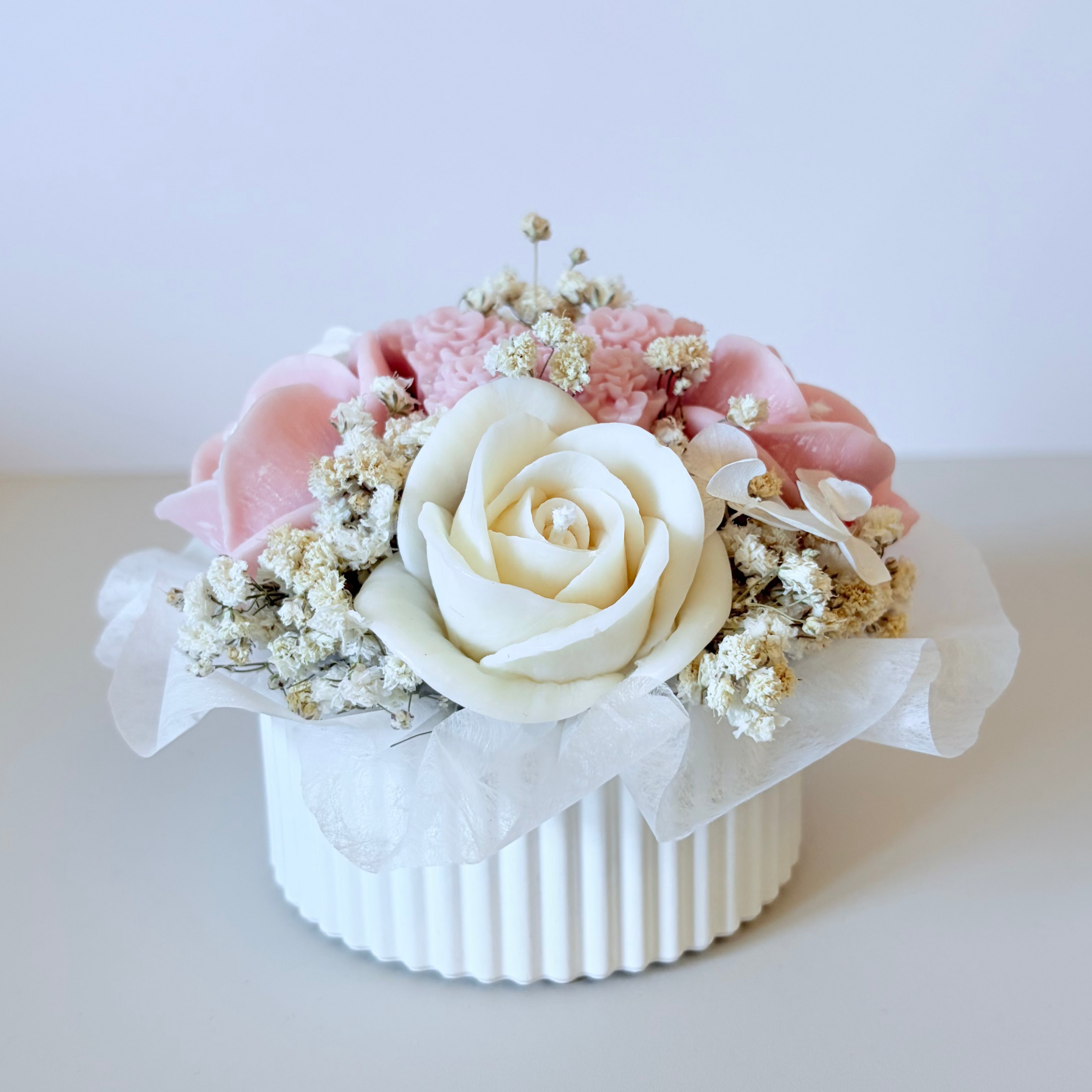 Kerzenstrauß "Minirund" 5er