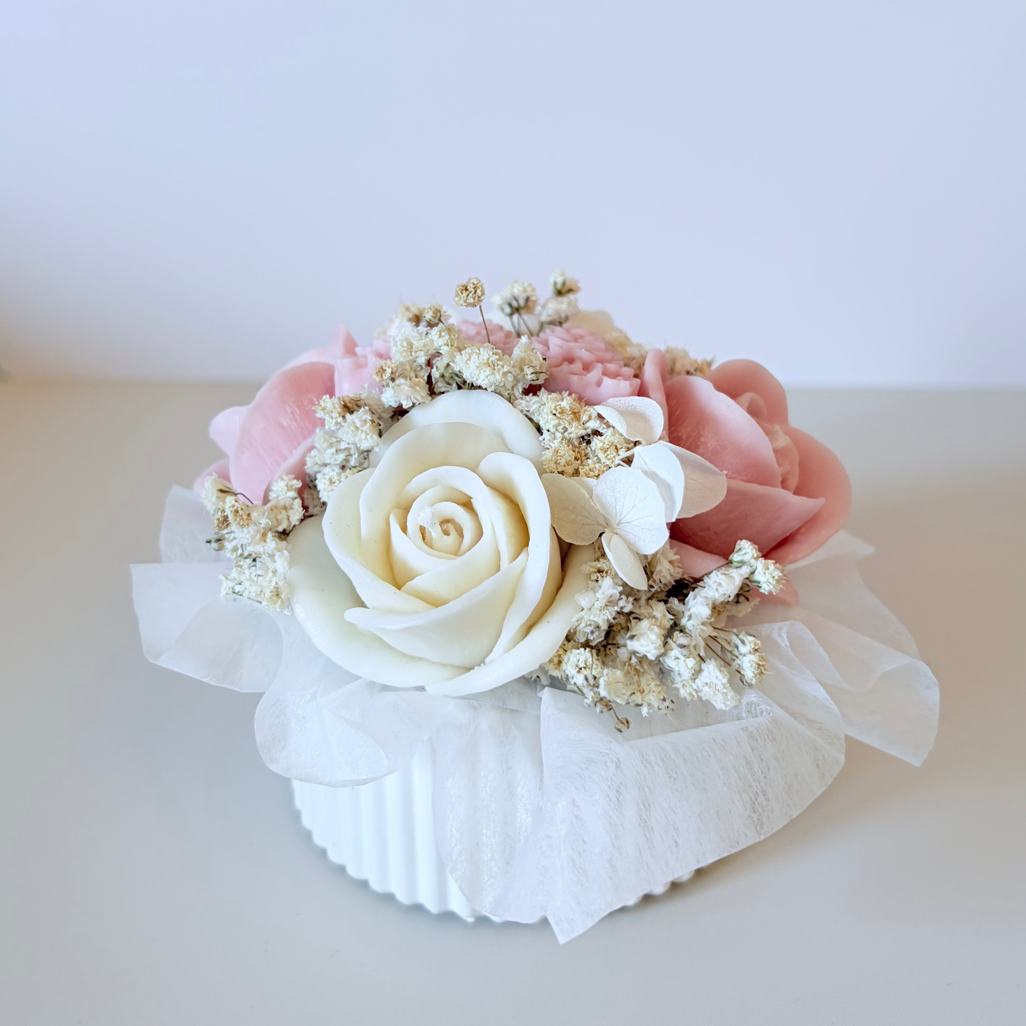 Kerzenstrauß "Minirund" 5er