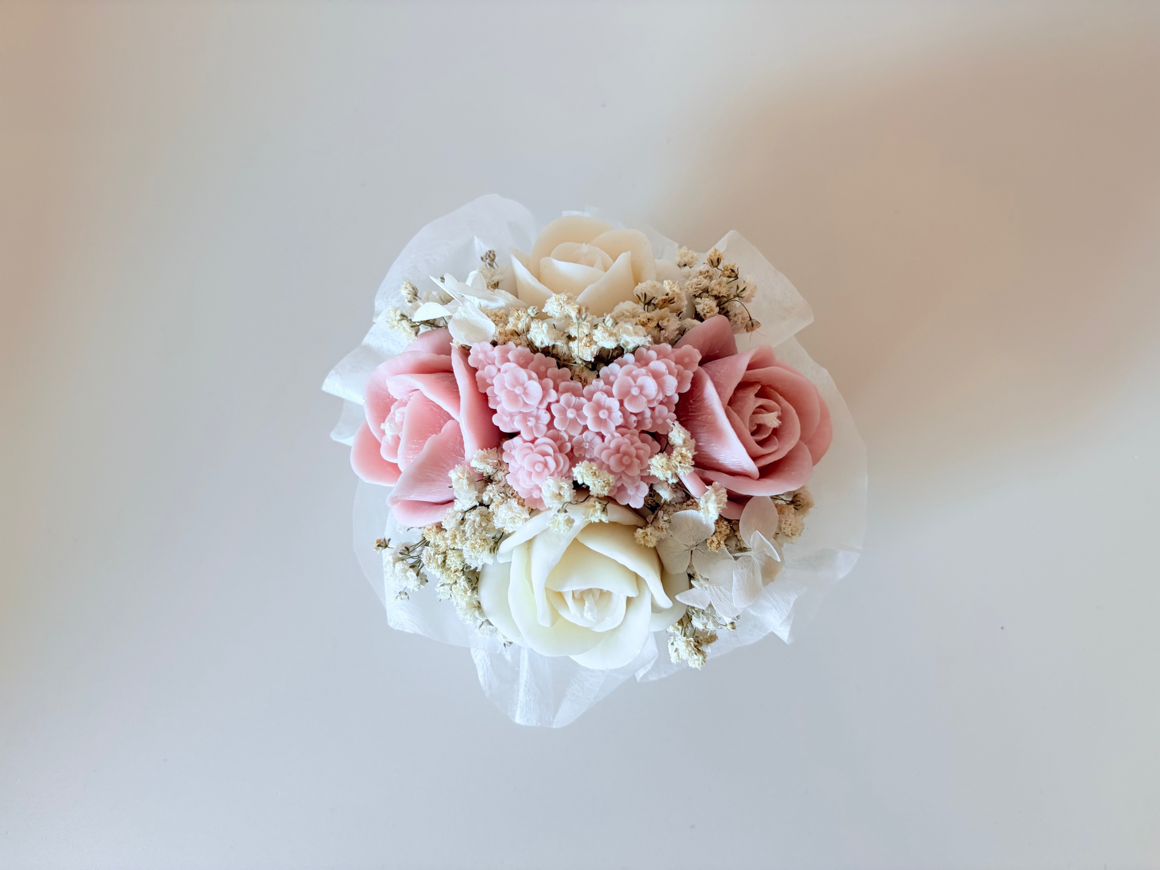 Kerzenstrauß "Minirund" 5er