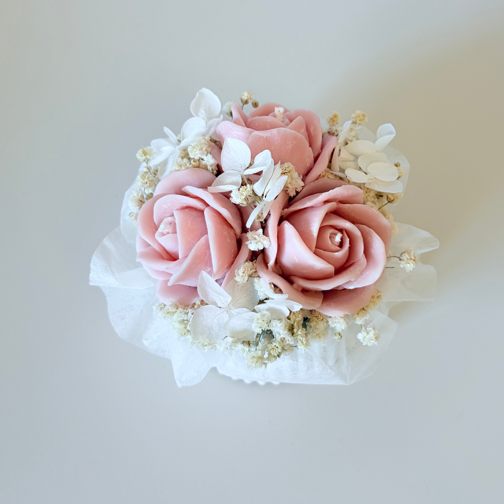 Kerzenstrauß "Minirund" 3er