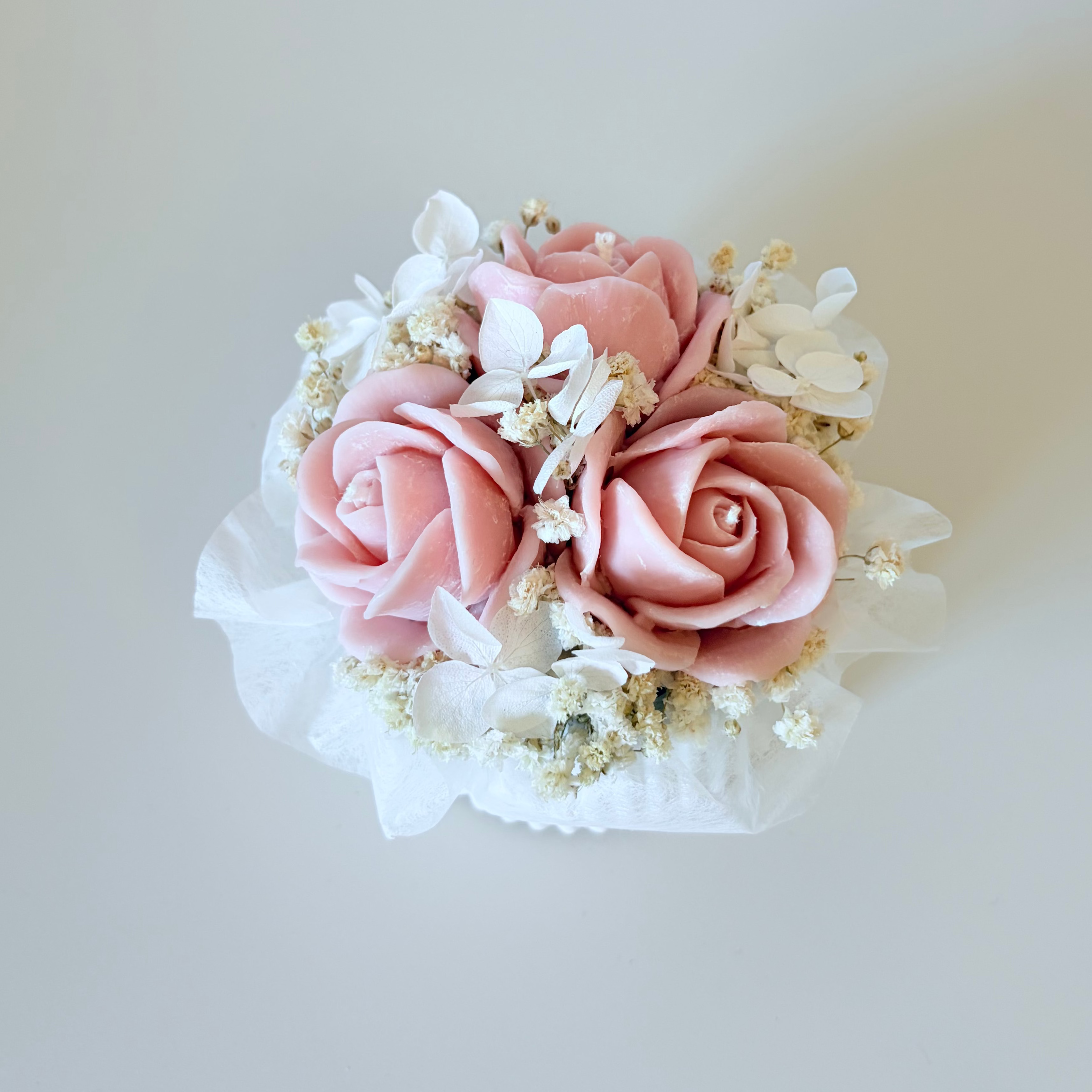 Kerzenstrauß "Minirund" 3er