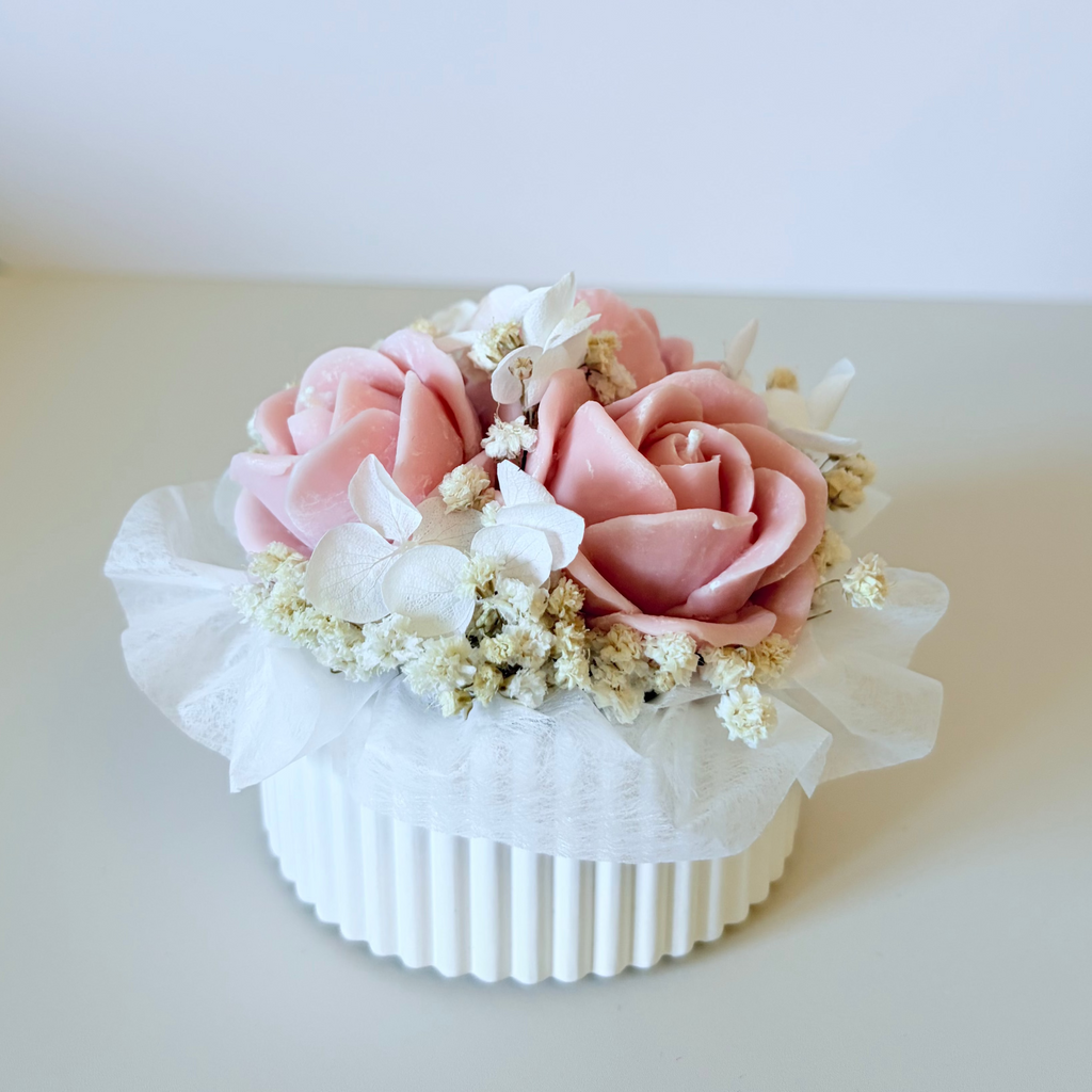 Kerzenstrauß "Minirund" 3er