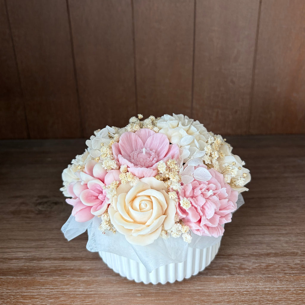 Kerzenstrauß Mittelrund