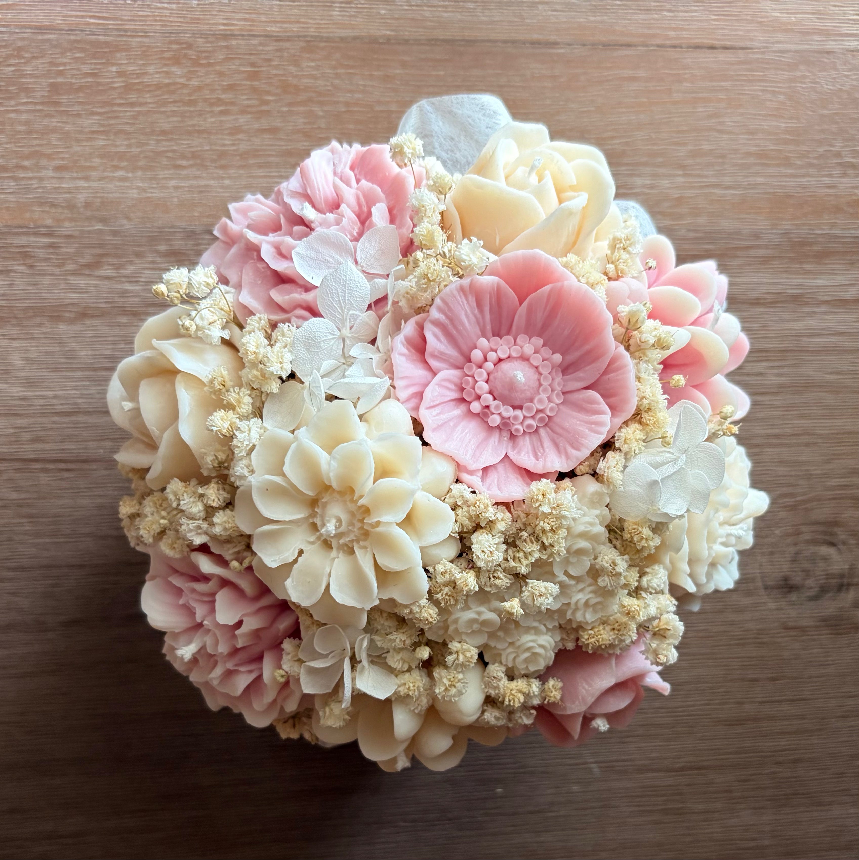 Kerzenstrauß Mittelrund