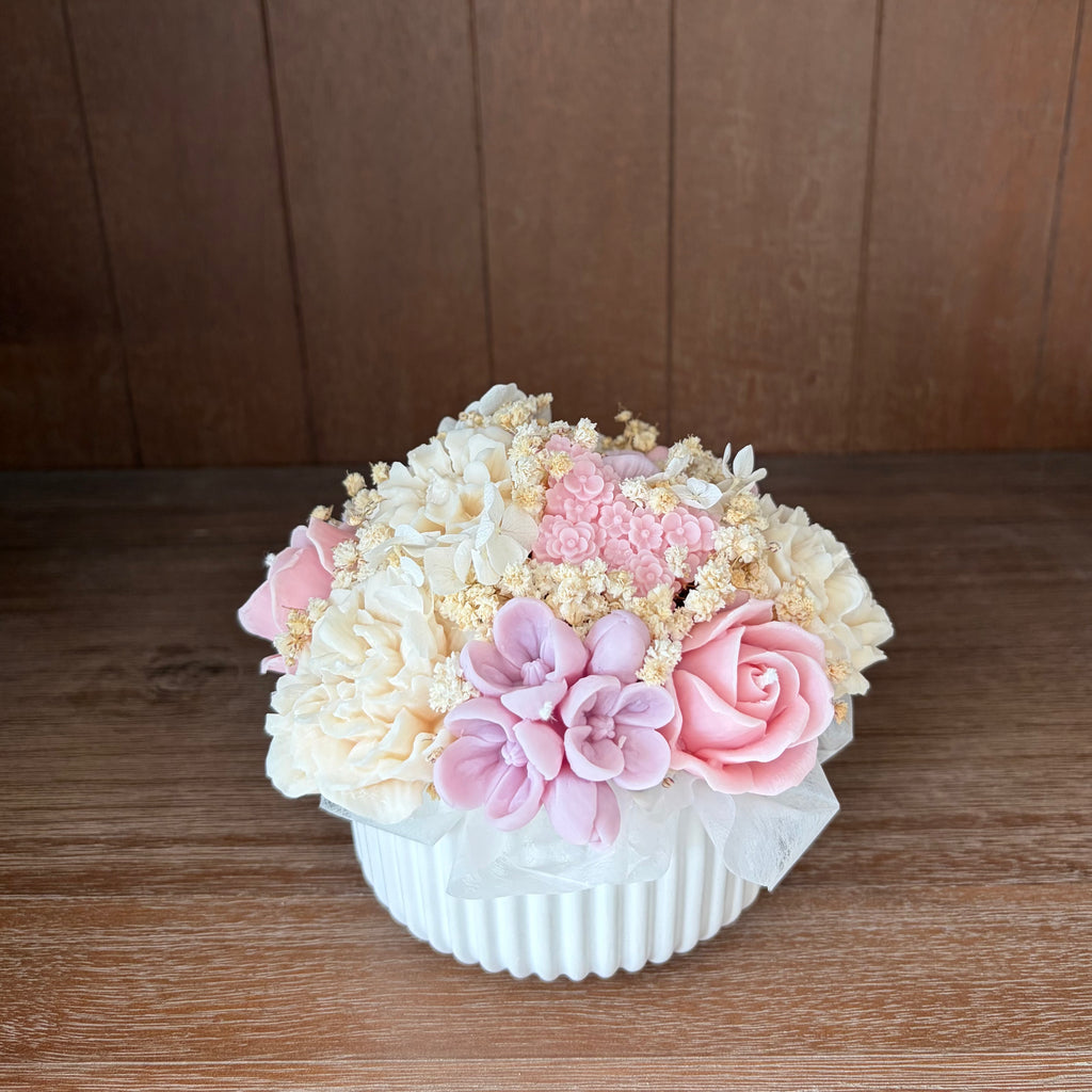 Kerzenstrauß Mittelrund